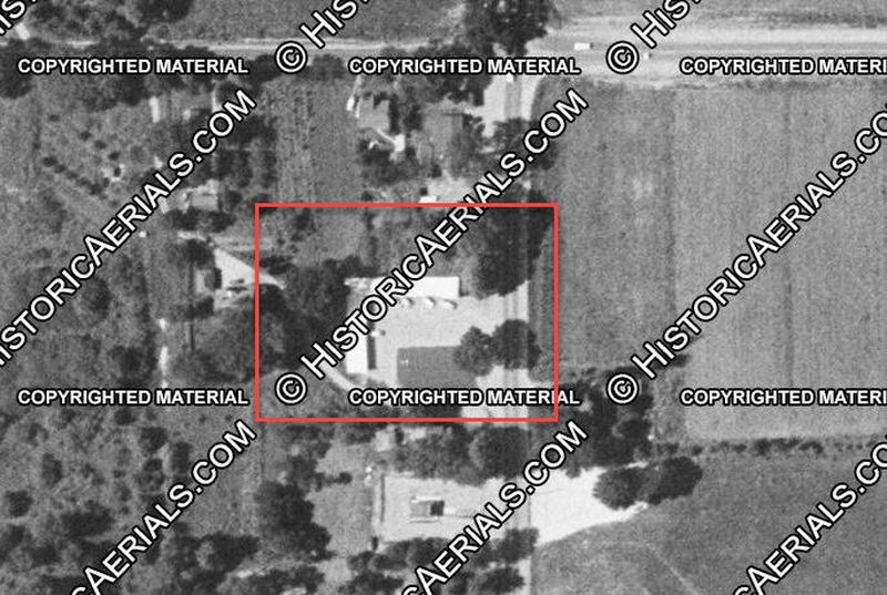 40 Winks Motel - 1955 Aerial (newer photo)